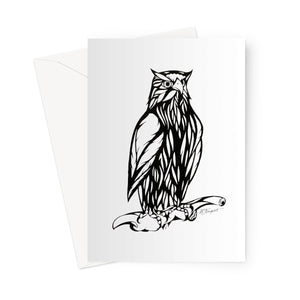 Wise Old Owl Greeting Card