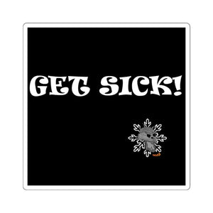 SKLFLK sticker _white (Get Sick!)