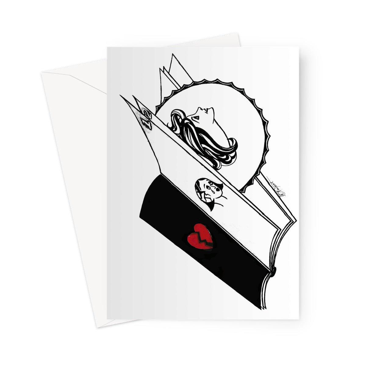 Journey From a Broken Heart Greeting Card