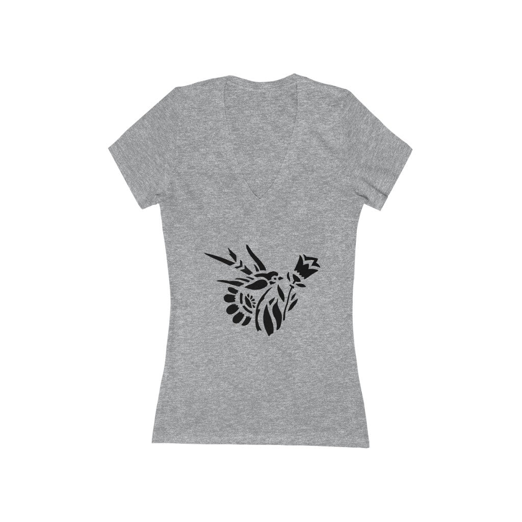 Bird 2 - Women's Jersey Short Sleeve V-Neck Tee