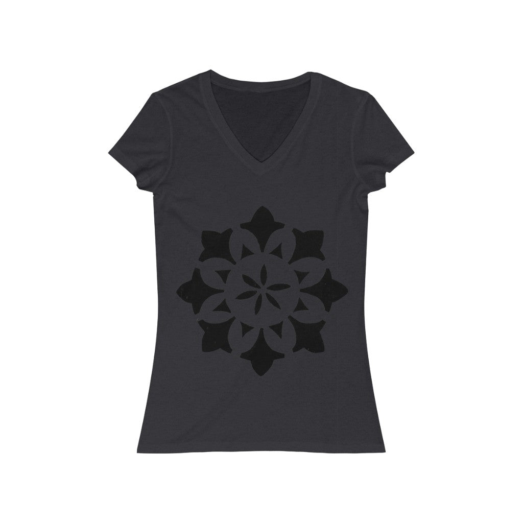 Circle 1 - Women's Jersey Short Sleeve V-Neck Tee