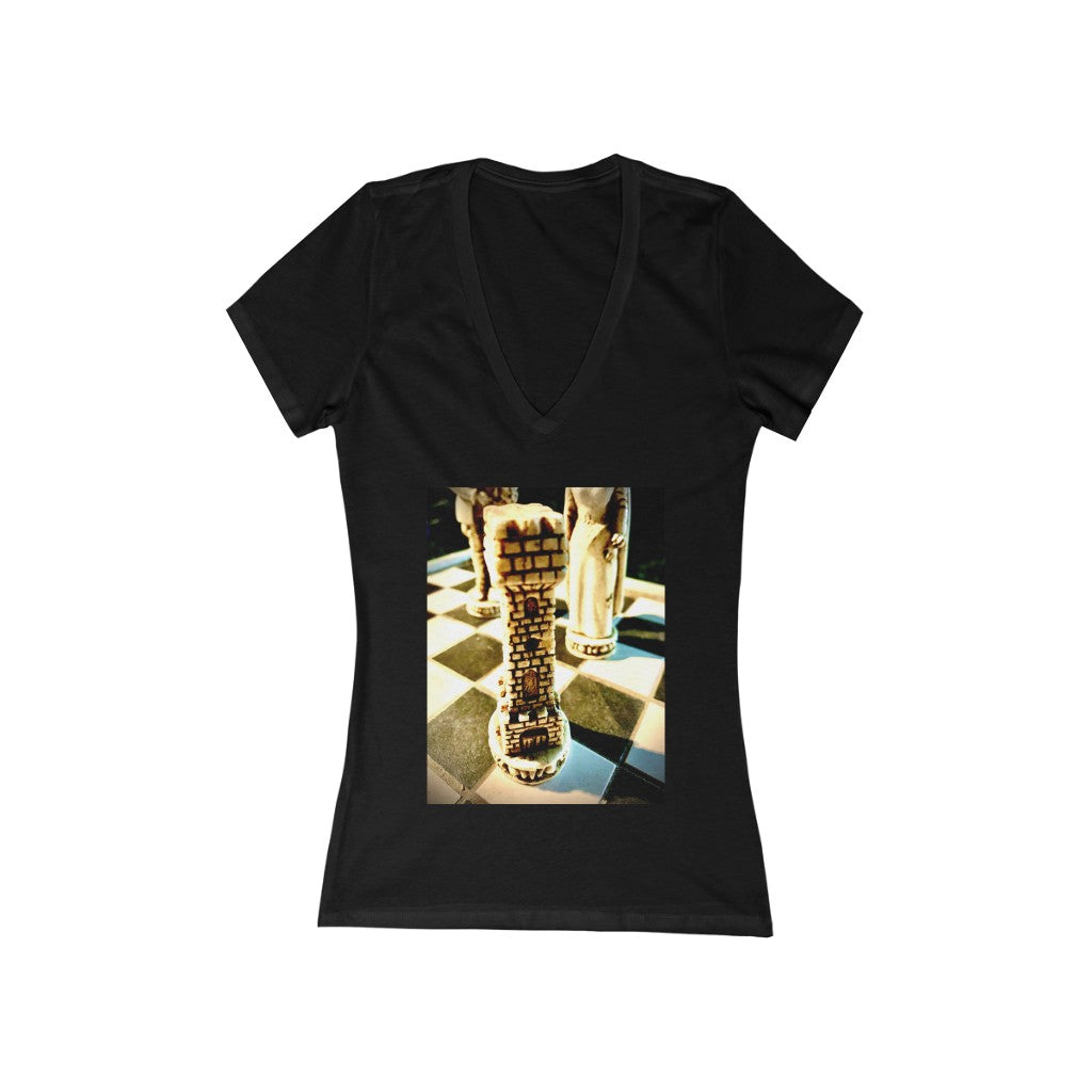 Rook - Women's Jersey Short Sleeve V-Neck Tee