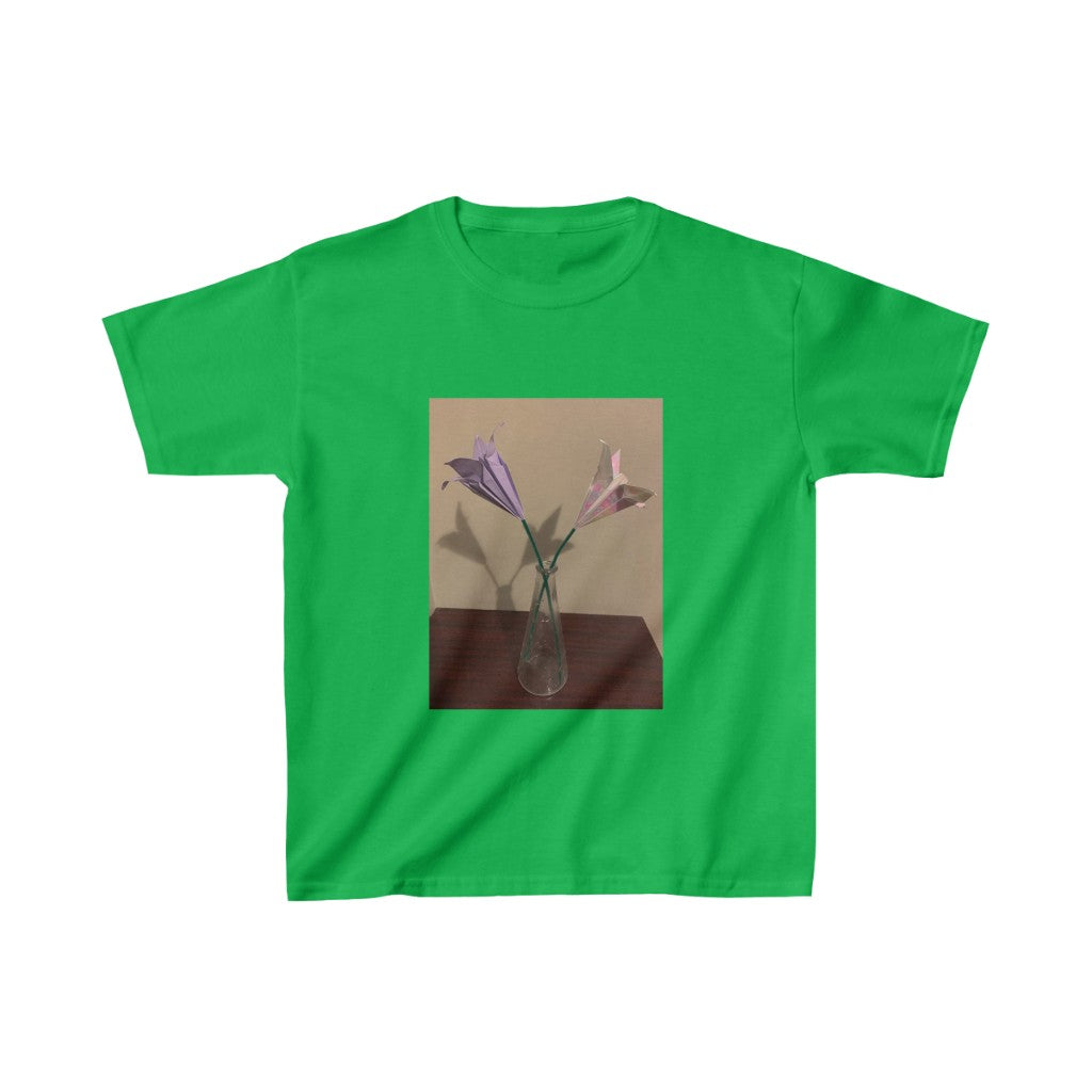 Origami Flowers - Kids Heavy Cotton™ Tee