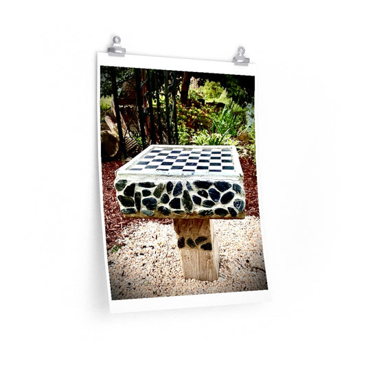 Chess Board - Premium Matte poster