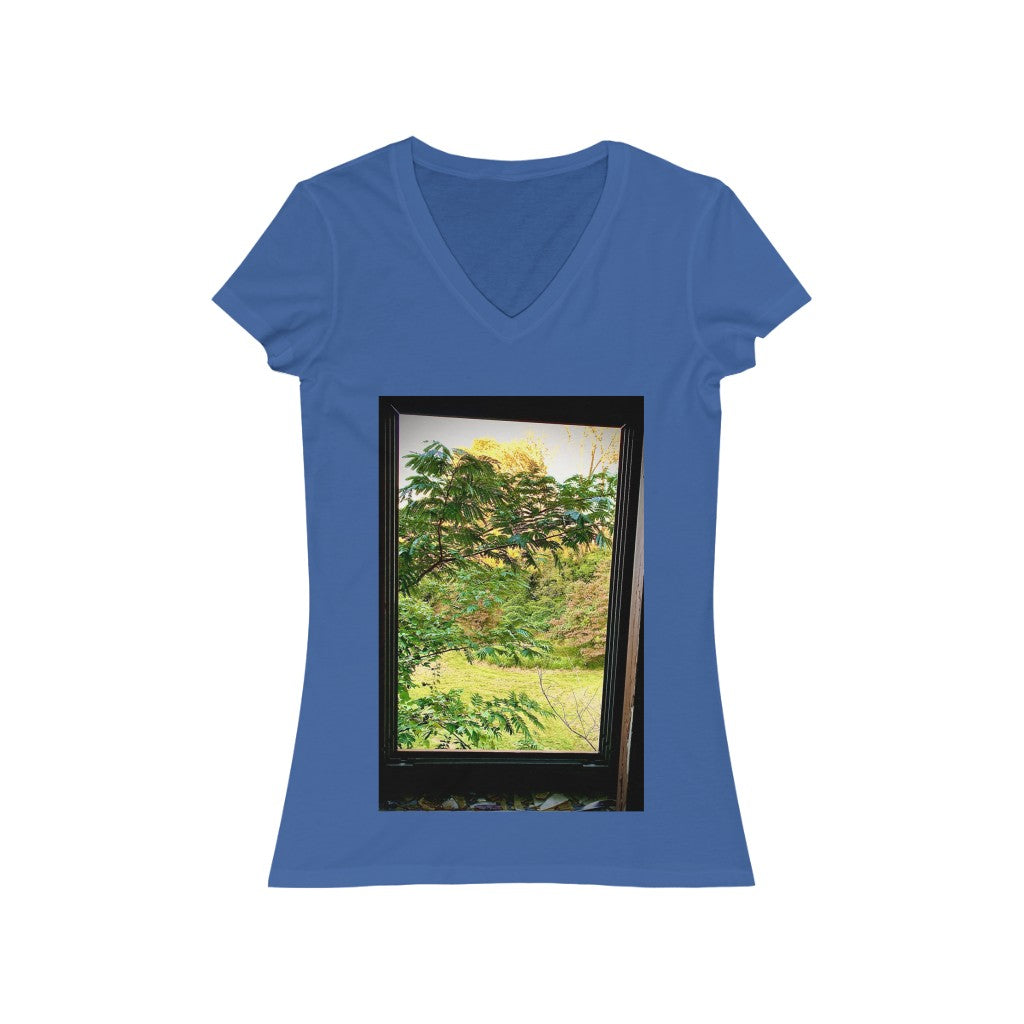 Window 3 - Women's Jersey Short Sleeve V-Neck Tee