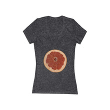 Load image into Gallery viewer, Grapefruit - Women&#39;s Jersey Short Sleeve V-Neck Tee
