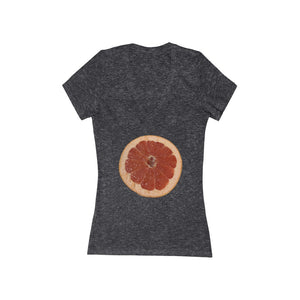 Grapefruit - Women's Jersey Short Sleeve V-Neck Tee