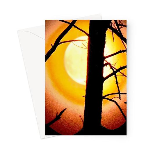 Moon 7 Greeting Card