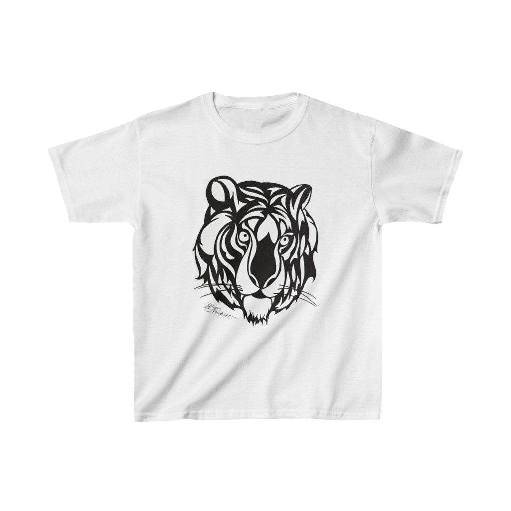 "Bengal Tiger Head" - Kids Heavy Cotton™ Tee