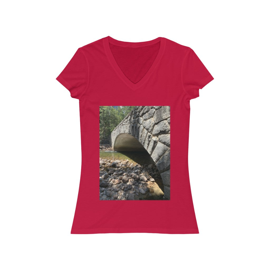 Stone Bridge - Women's Jersey Short Sleeve V-Neck Tee