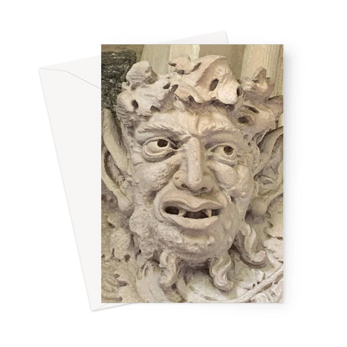 Face 2 Greeting Card