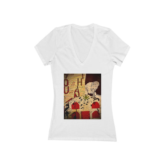 Thank you - Women's Jersey Short Sleeve V-Neck Tee