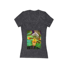 Load image into Gallery viewer, Orchid 2 - Women&#39;s Jersey Short Sleeve V-Neck Tee
