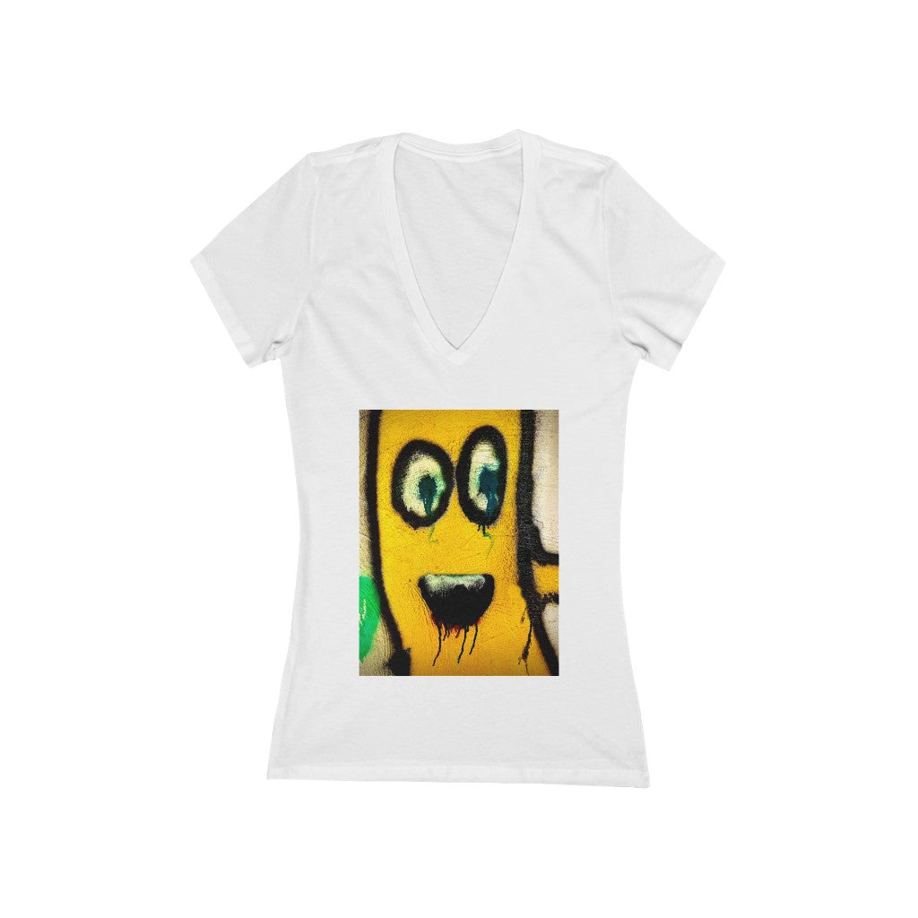 Cherry Juice Dripping - Women's Jersey Short Sleeve V-Neck Tee
