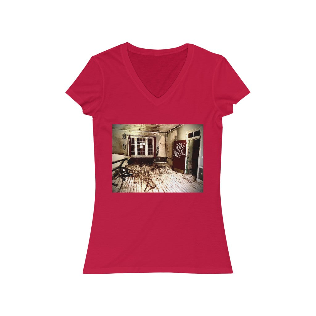 Room 1 - Women's Jersey Short Sleeve V-Neck Tee