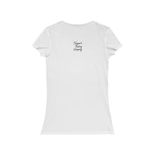 Load image into Gallery viewer, Wine Barrel in the Loire Valley - Women&#39;s Jersey Short Sleeve V-Neck Tee
