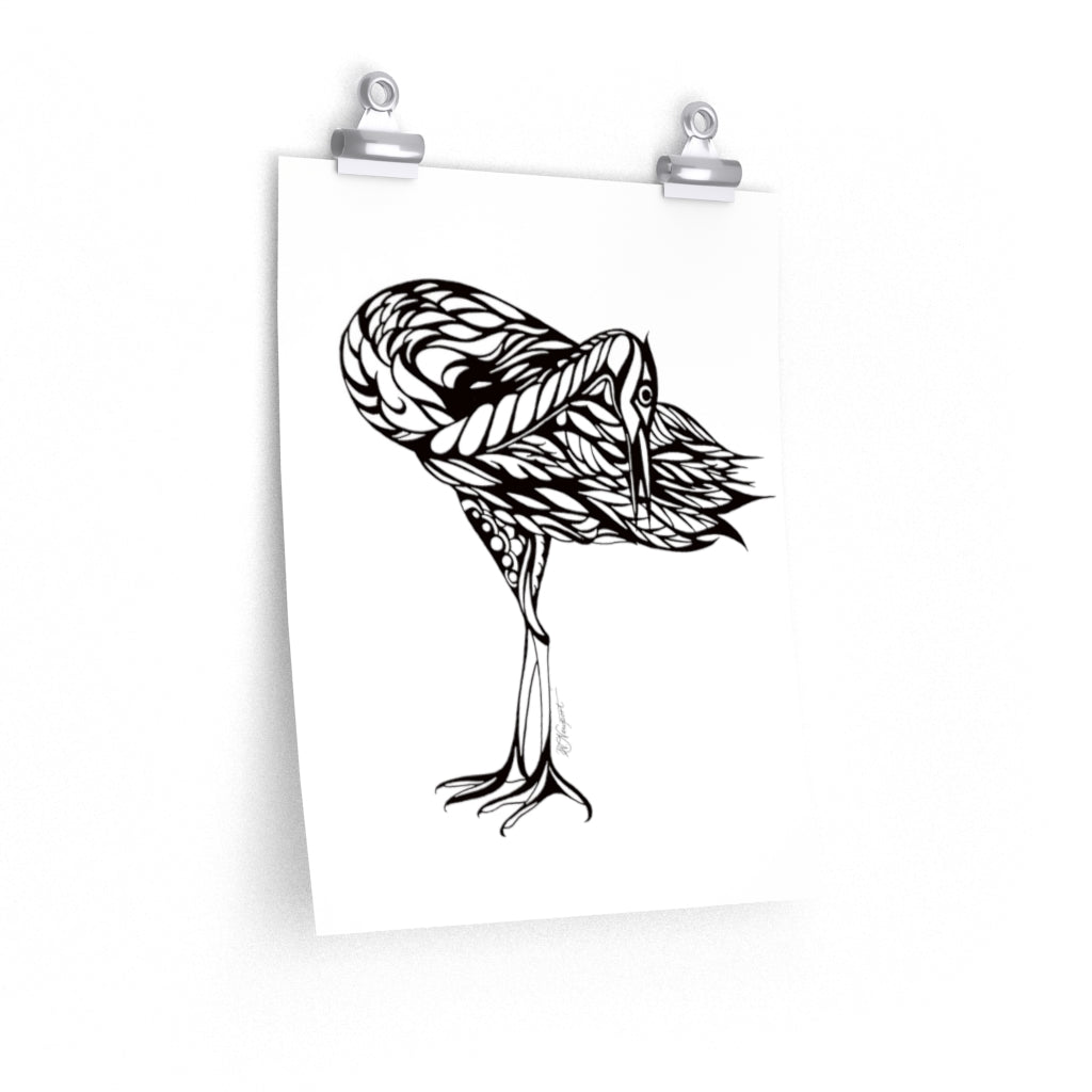 "Wading Through Life" - Premium Matte poster