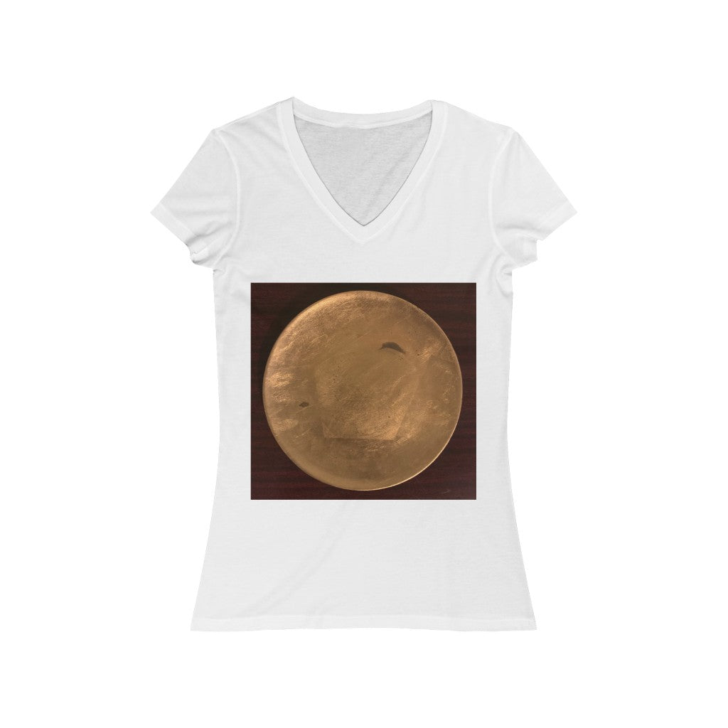 Gold Plate - Women's Jersey Short Sleeve V-Neck Tee