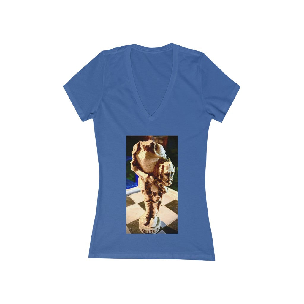 Headless King - Women's Jersey Short Sleeve V-Neck Tee