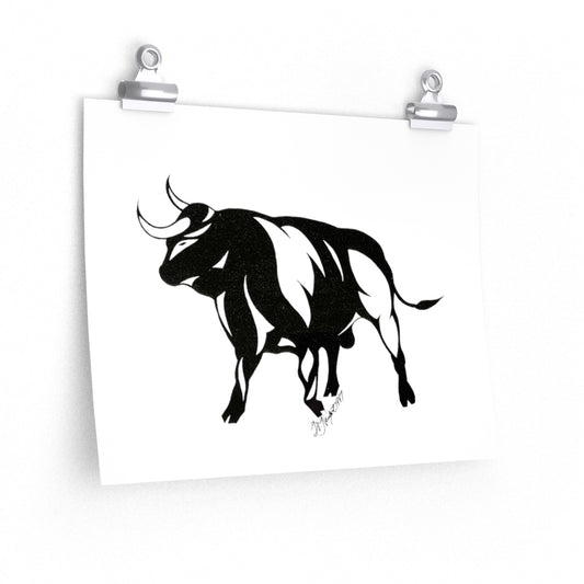 "Toro! (Bull)" Premium Matte poster