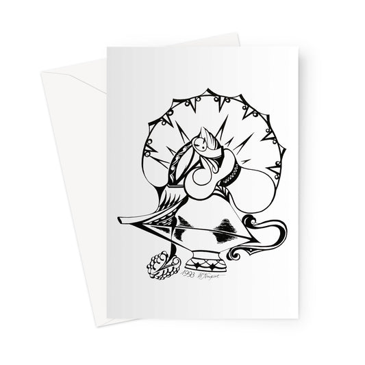 Aladdin's Lamp Greeting Card