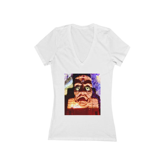 Toy in Basement - Women's Jersey Short Sleeve V-Neck Tee