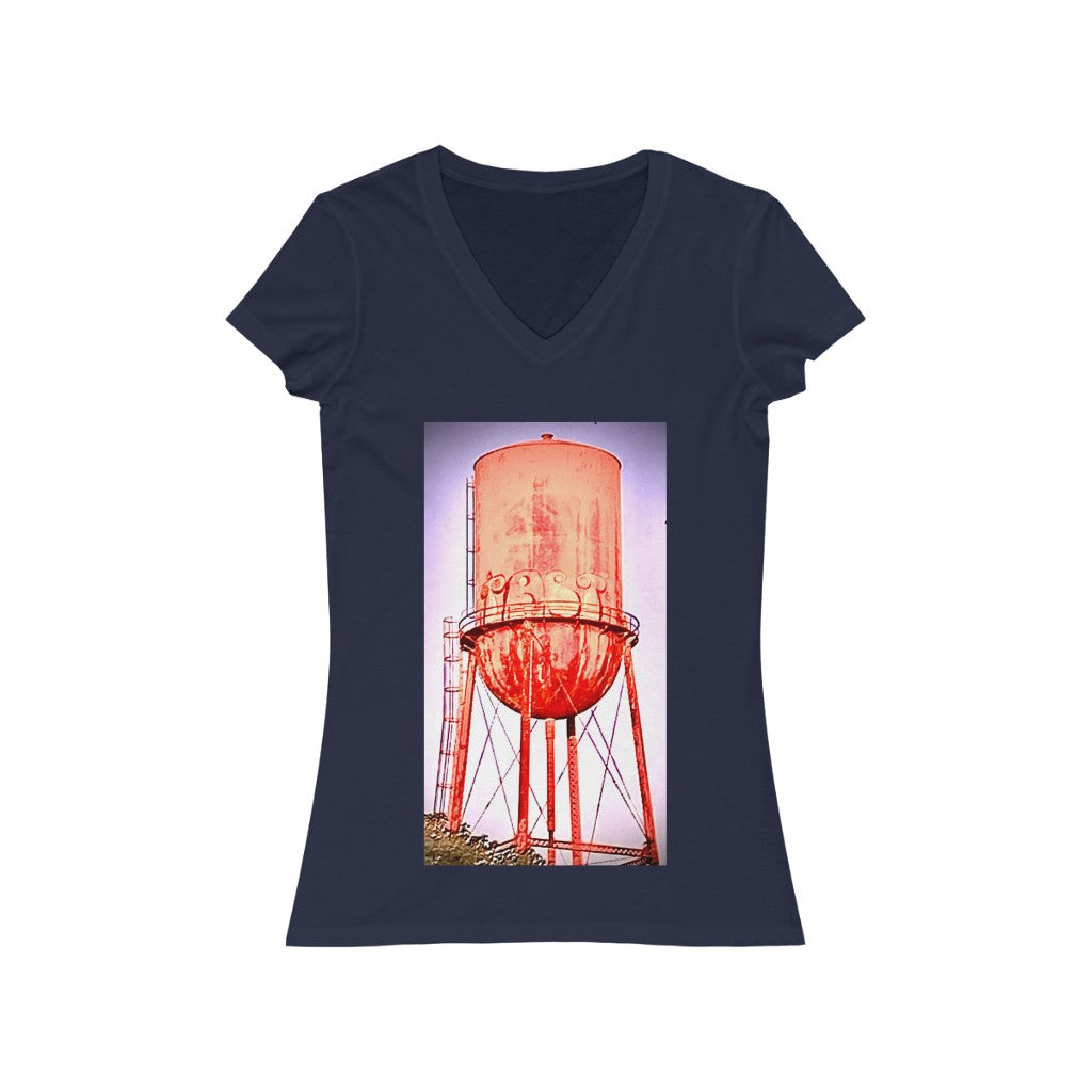 Tower - Women's Jersey Short Sleeve V-Neck Tee