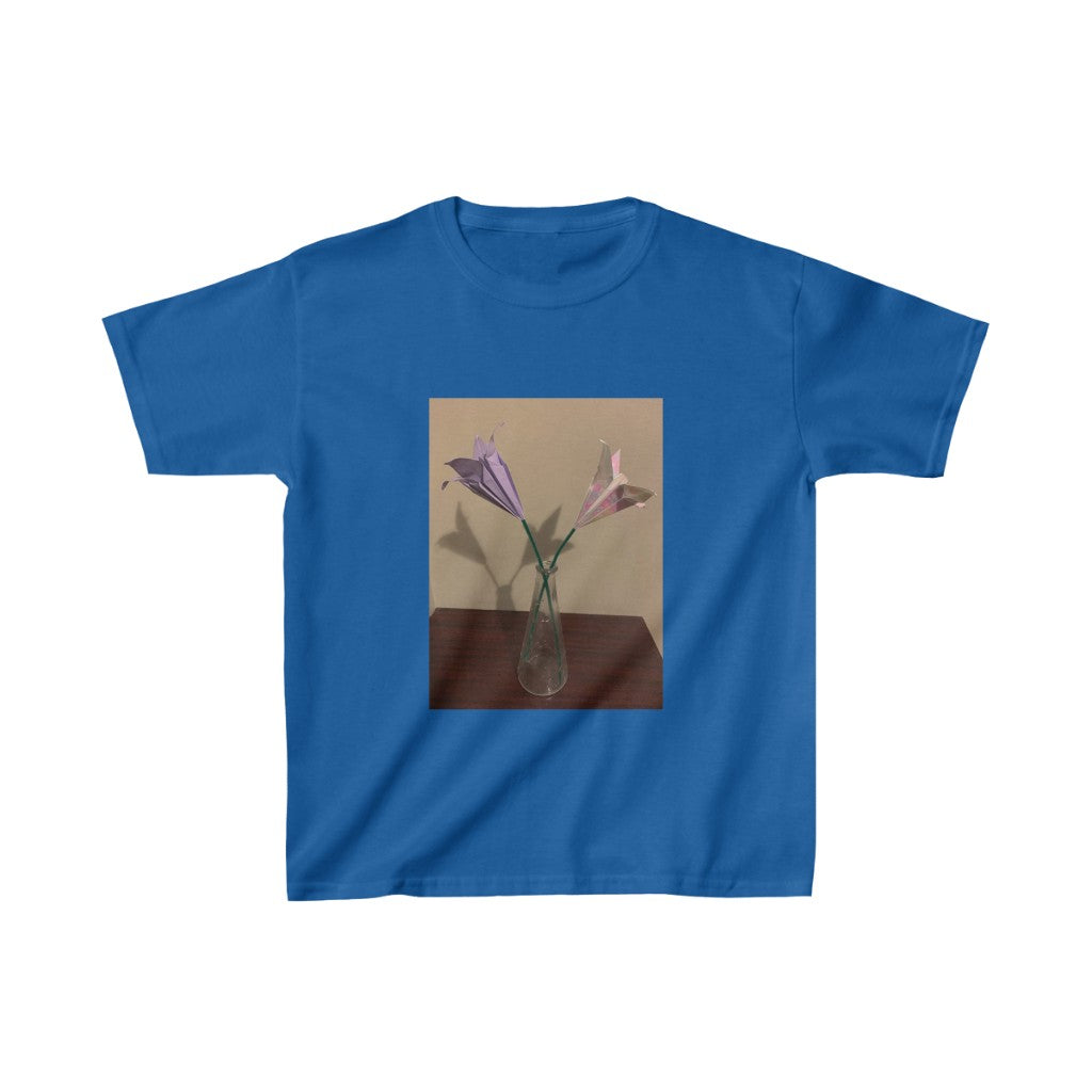 Origami Flowers - Kids Heavy Cotton™ Tee