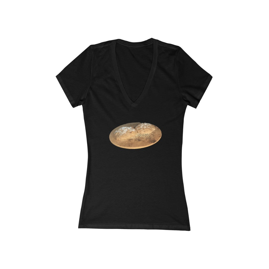 Bread 1 - Women's Jersey Short Sleeve V-Neck Tee