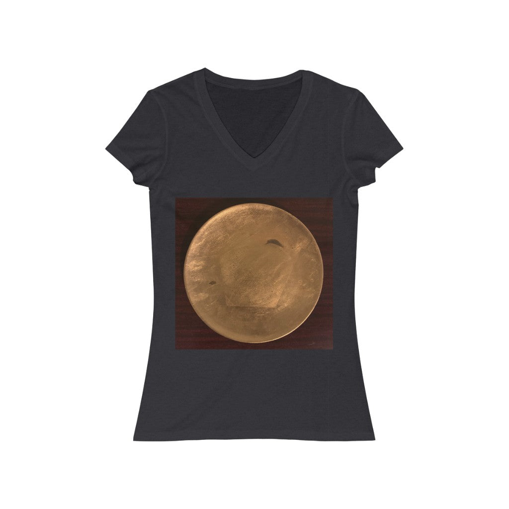 Gold Plate - Women's Jersey Short Sleeve V-Neck Tee