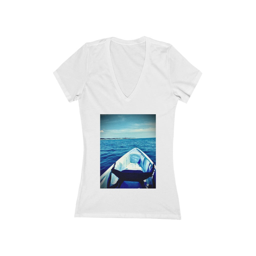 Kayak 1 - Women's Jersey Short Sleeve V-Neck Tee
