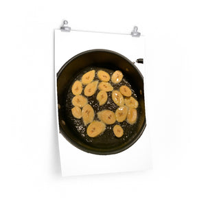 Fried Plantains - Premium Matte poster