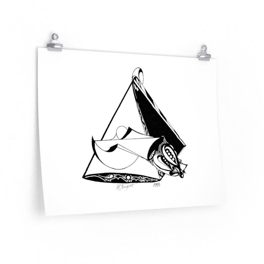 "Man & Nature Together" Premium Matte poster