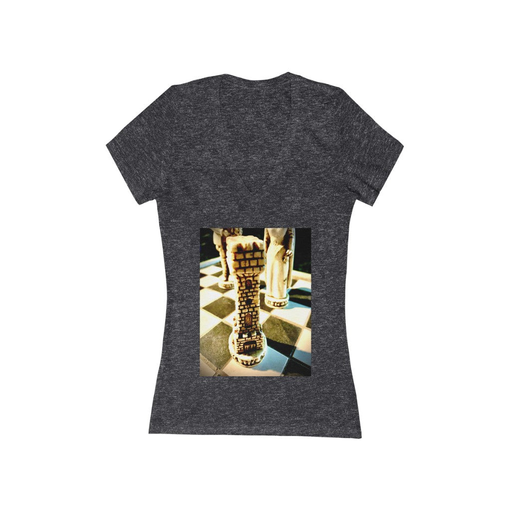 Rook - Women's Jersey Short Sleeve V-Neck Tee