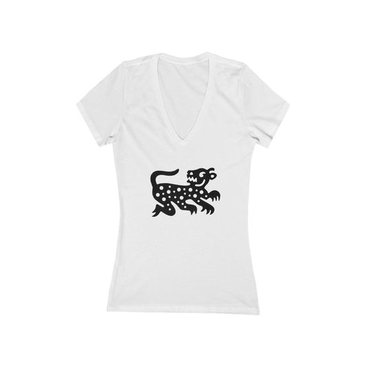 Hyena - Women's Jersey Short Sleeve V-Neck Tee