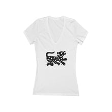 Load image into Gallery viewer, Hyena - Women&#39;s Jersey Short Sleeve V-Neck Tee
