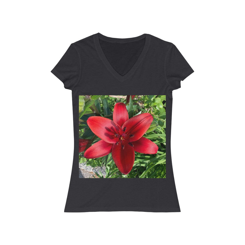 Lily - Women's Jersey Short Sleeve V-Neck Tee