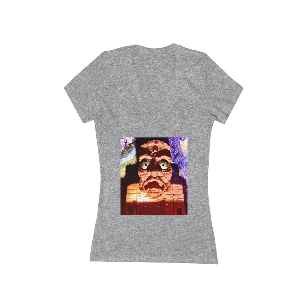 Toy in Basement - Women's Jersey Short Sleeve V-Neck Tee
