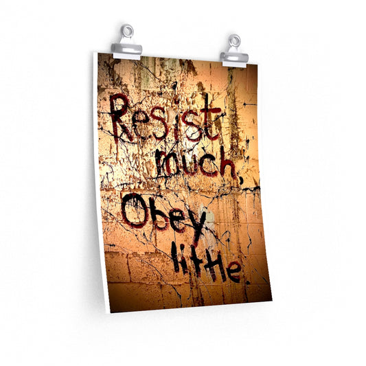 Resist - Premium Matte poster