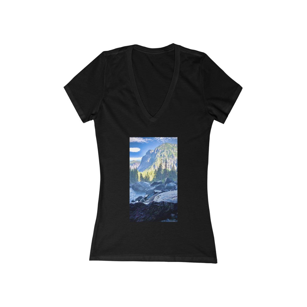 Yosemite Falls - Women's Jersey Short Sleeve V-Neck Tee