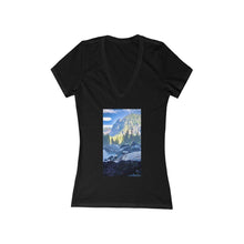Load image into Gallery viewer, Yosemite Falls - Women&#39;s Jersey Short Sleeve V-Neck Tee
