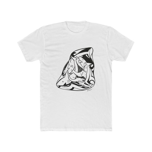 "Tiburones" (Sharks) - Men's Cotton Crew Tee