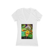 Load image into Gallery viewer, Orchid 2 - Women&#39;s Jersey Short Sleeve V-Neck Tee
