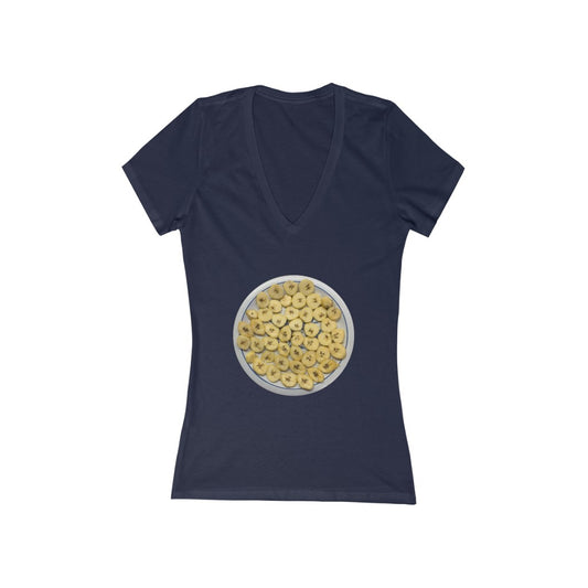 Plantains - Women's Jersey Short Sleeve V-Neck Tee