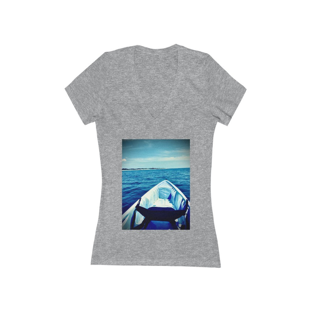 Kayak 1 - Women's Jersey Short Sleeve V-Neck Tee