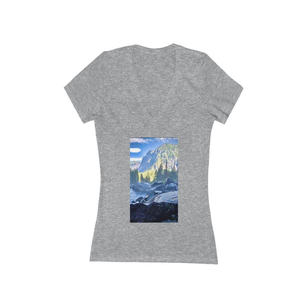 Yosemite Falls - Women's Jersey Short Sleeve V-Neck Tee