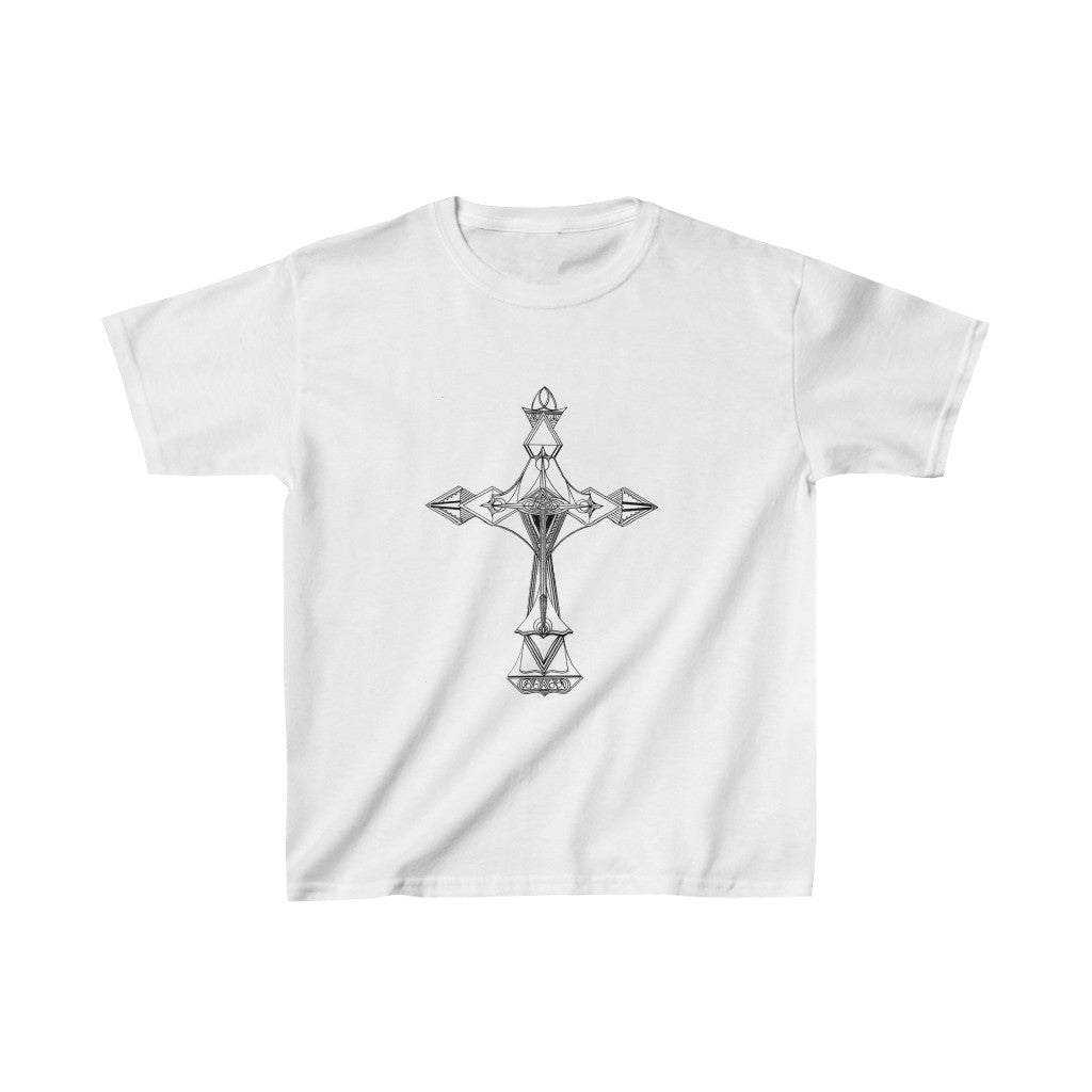 "Cross #2" - Kids Heavy Cotton™ Tee