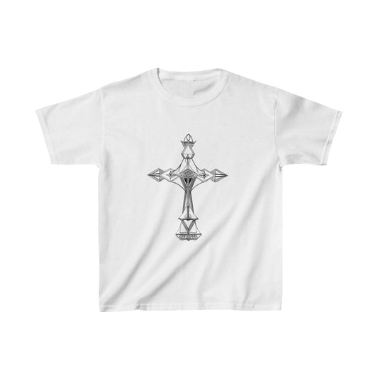 "Cross #2" - Kids Heavy Cotton™ Tee