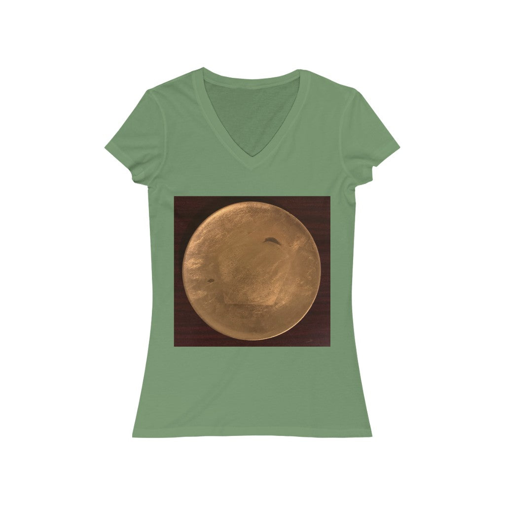 Gold Plate - Women's Jersey Short Sleeve V-Neck Tee