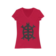 Load image into Gallery viewer, Turtle - Women&#39;s Jersey Short Sleeve V-Neck Tee
